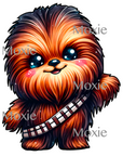 Chewbacca Decal & Acrylic Blank COMBO