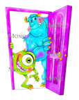 Mike Sully Door Decal & Acrylic Blank COMBO