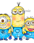 Minions Decal & Acrylic Blank COMBO