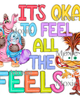 It's Okay to Feel Decal & Acrylic Blank COMBO