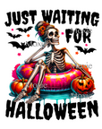 Waiting for Halloween Decal & Acrylic Blank COMBO