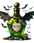Bat Wing Potion Decal & Acrylic Blank COMBO