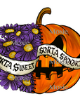 Sorta Sweet Pumpkin Decal & Acrylic Blank COMBO