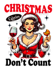 Christmas Calories Decal & Acrylic Blank COMBO
