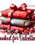 Booked for Valentines Decal & Acrylic Blank COMBO