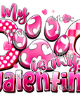My Dog is My Valentine Decal & Acrylic Blank COMBO