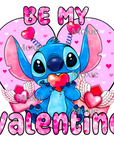Valentine Stitch Decal & Acrylic Blank COMBO