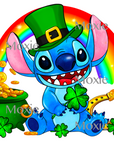 St Patrick Stitch Decal & Acrylic Blank COMBO