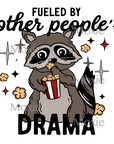 Fueled By Drama Decal & Acrylic Blank COMBO