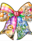 Easter Bow Decal & Acrylic Blank COMBO