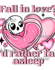 Fall In Love Fall Asleep Decal & Acrylic Blank COMBO