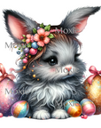 Bunny Easter Eggs Decal & Acrylic Blank COMBO