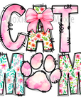 Cat Mom Decal & Acrylic Blank COMBO