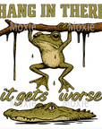 Hang In There Decal & Acrylic Blank COMBO