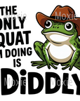 Diddly Squat Decal & Acrylic Blank COMBO