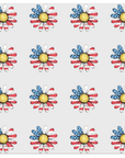 Patriotic Daisies Pen Elements UV DTF