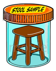 Stool Sample Decal & Acrylic Blank COMBO