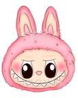 Bubu Head Pink Decal & Acrylic Blank COMBO