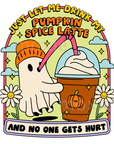 Let Me Drink My Pumpkin Spice Decal & Acrylic Blank COMBO