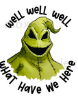 Well Well Well Oogie Decal & Acrylic Blank COMBO