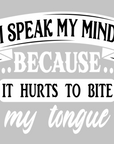 Speak My Mind Decal & Acrylic Blank COMBO