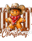 Howdy Christmas Decal & Acrylic Blank COMBO