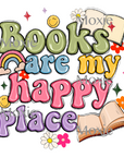 Books Are My Happy Place UV DTF