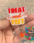 Treat and Yeet Badge Reel Blank