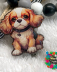 Cavalier King Charles Pup Decal & Acrylic Blank COMBO