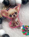 Chihuahua Puppy Decal & Acrylic Blank COMBO
