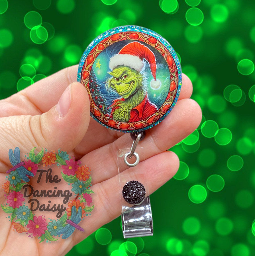 Grinch Glittered Epoxy Resin Pen Christmas You're A -  in 2023