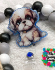 Shih Tzu Puppy Decal & Acrylic Blank COMBO