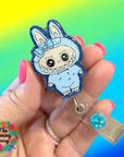 Blue Monster Doll Decal & Acrylic Blank COMBO