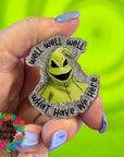 Well Well Well Oogie Decal & Acrylic Blank COMBO