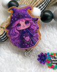 Purple Witch Decal & Acrylic Blank COMBO
