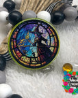 Stained Glass Witch Decal