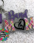 Band Mom Heart Acrylic Blank