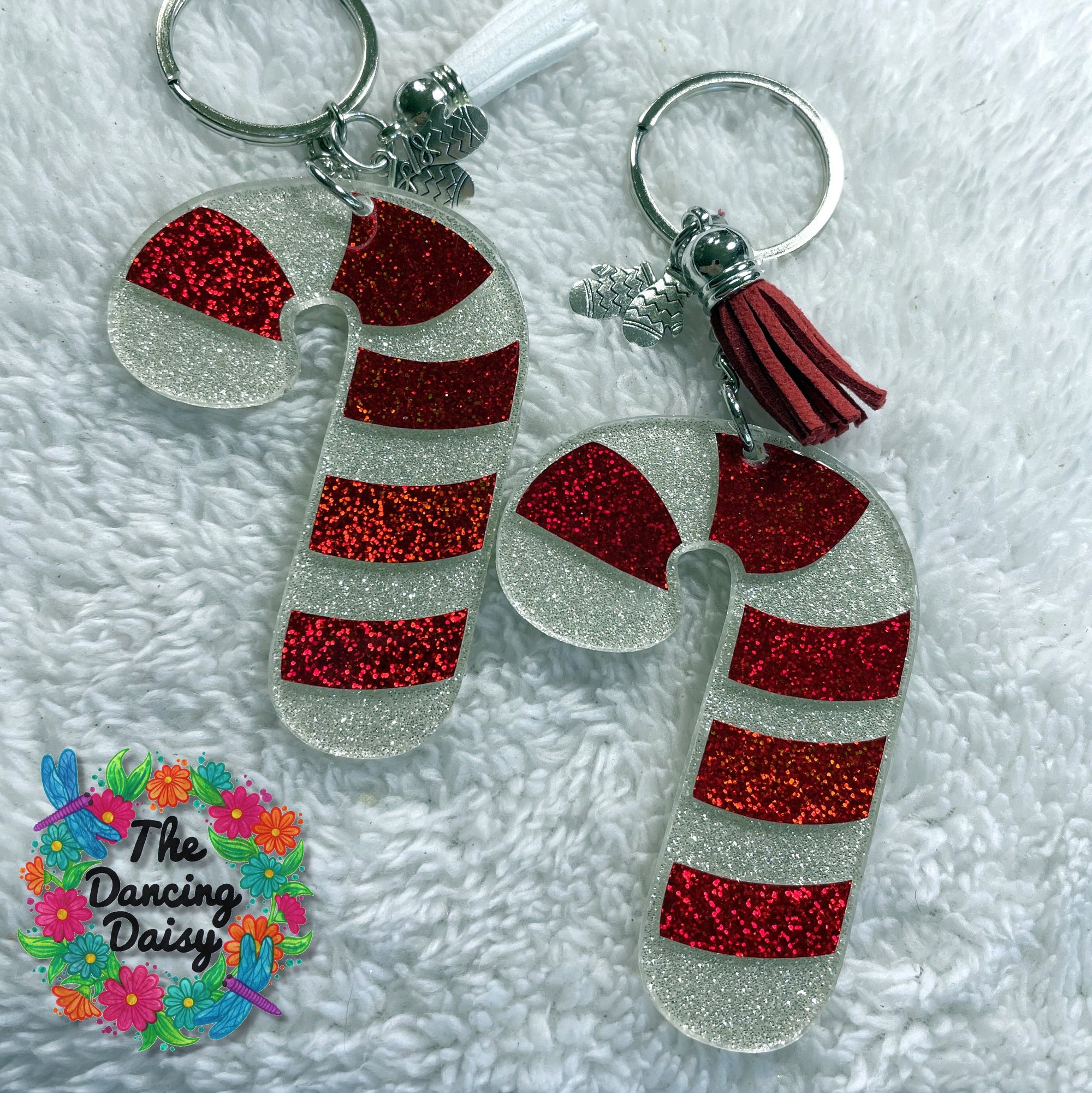 Candy Cane Acrylic Blank