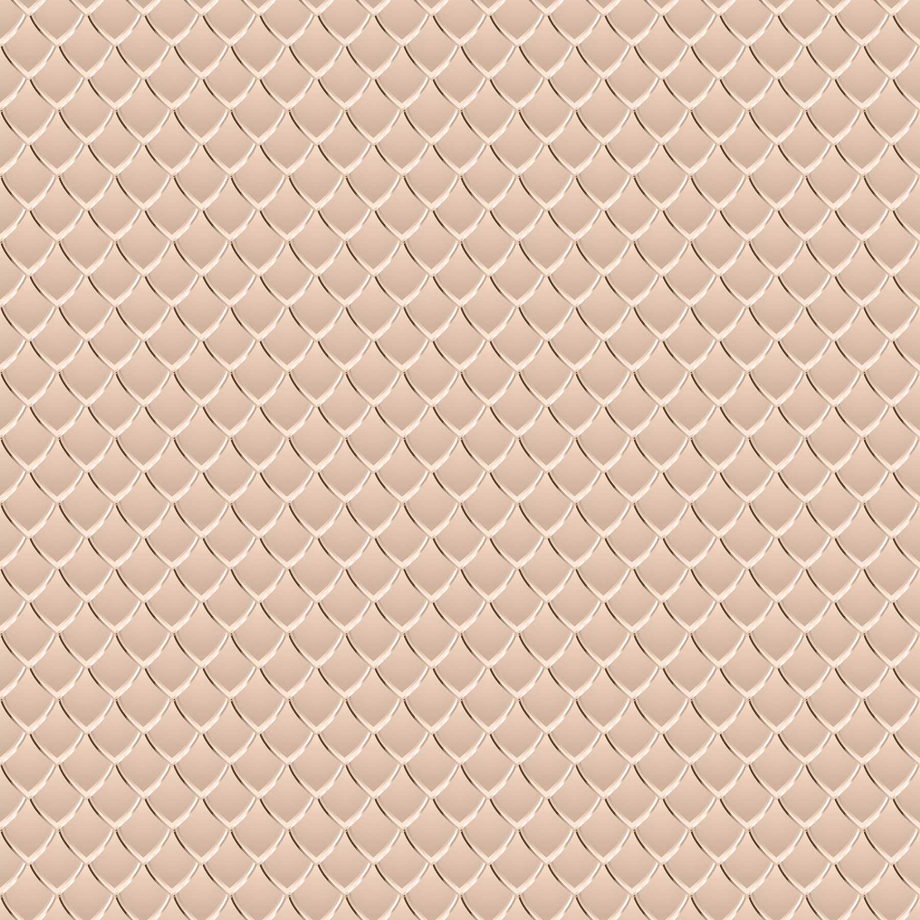 Dragon Scales Printed Vinyl - Tan