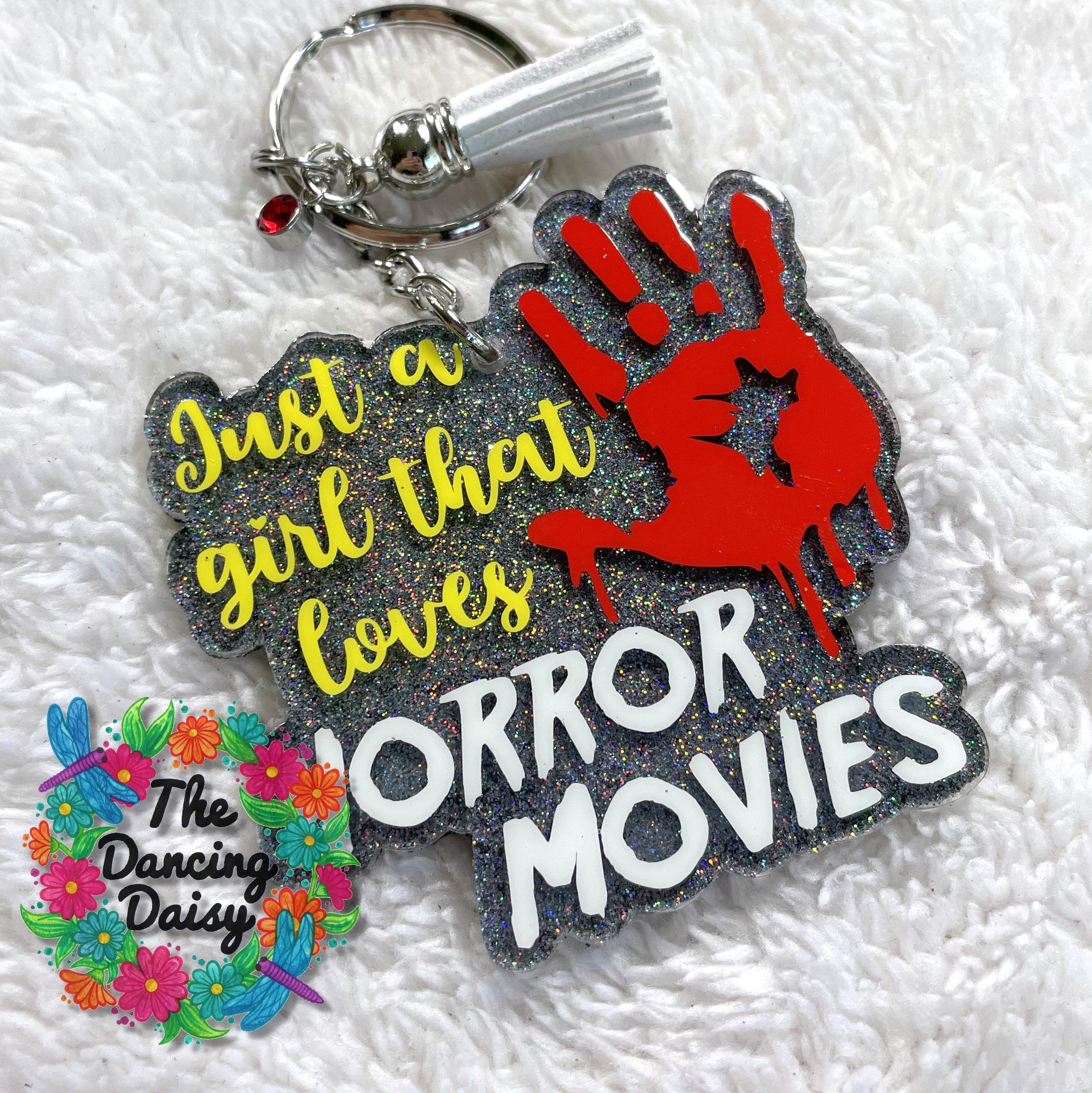 Ghostie Girl - Acrylic Badge Reel Blank and Matching Sticker