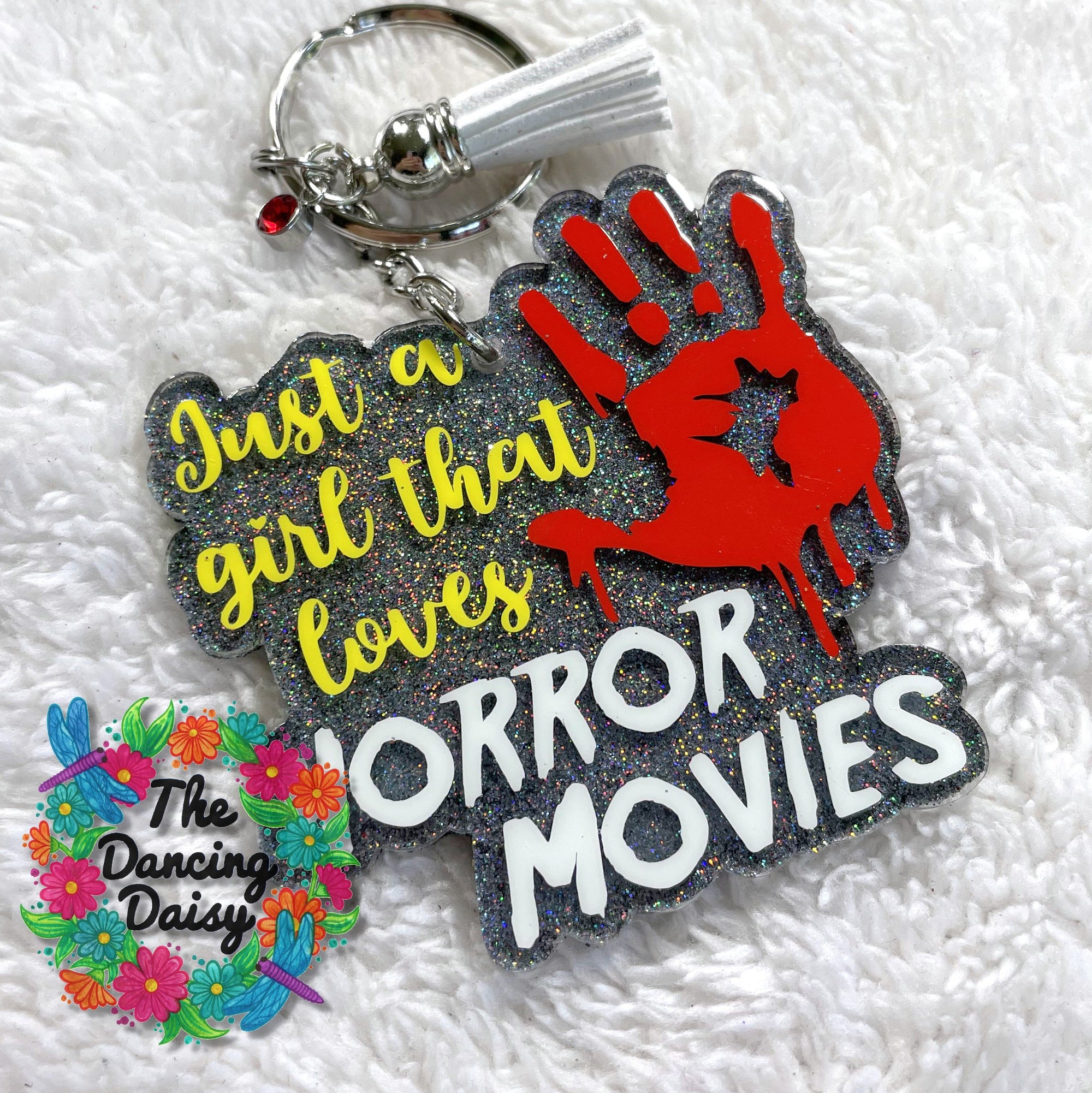 Girl Loves Horror Acrylic Blank