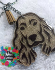 Cocker Spaniel Face Dog Acrylic Blank