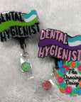 Dental Hygienist Badge Reel Blank