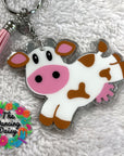 Jumping Cow Acrylic Blank
