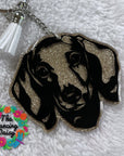 Dachshund Face Acrylic Blank