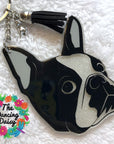 Boston Terrier Face Acrylic Blank