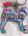 Shar Pei Dog Profile Acrylic Blank