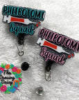 Phlebotomy Squad Badge Reel Blank