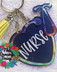 Nurse Heart Monogram Acrylic Blank