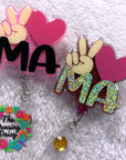 Peace Love MA Badge Reel Blank